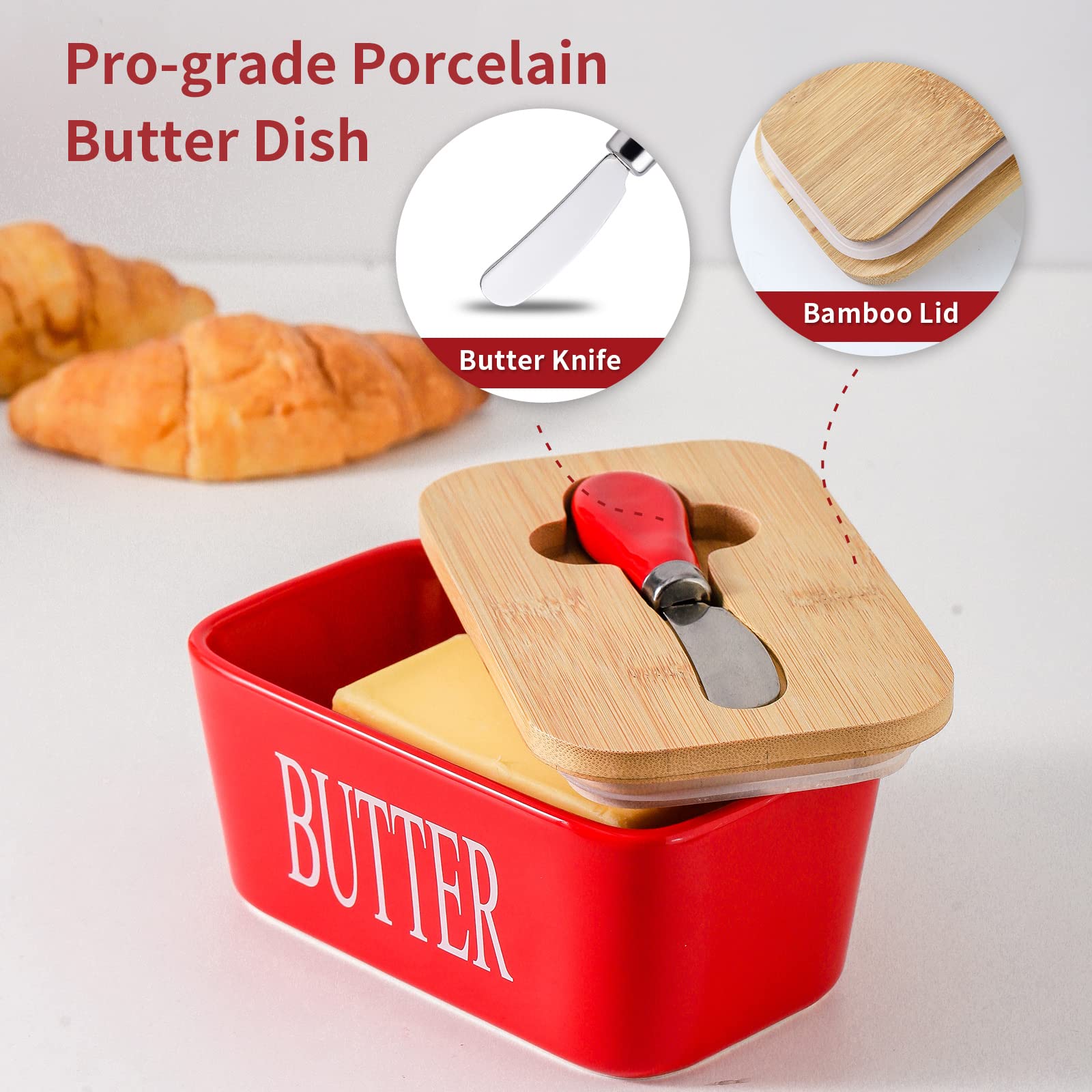 Hasense gift-worthy butter dish is ideal for housewarmings and holidays.