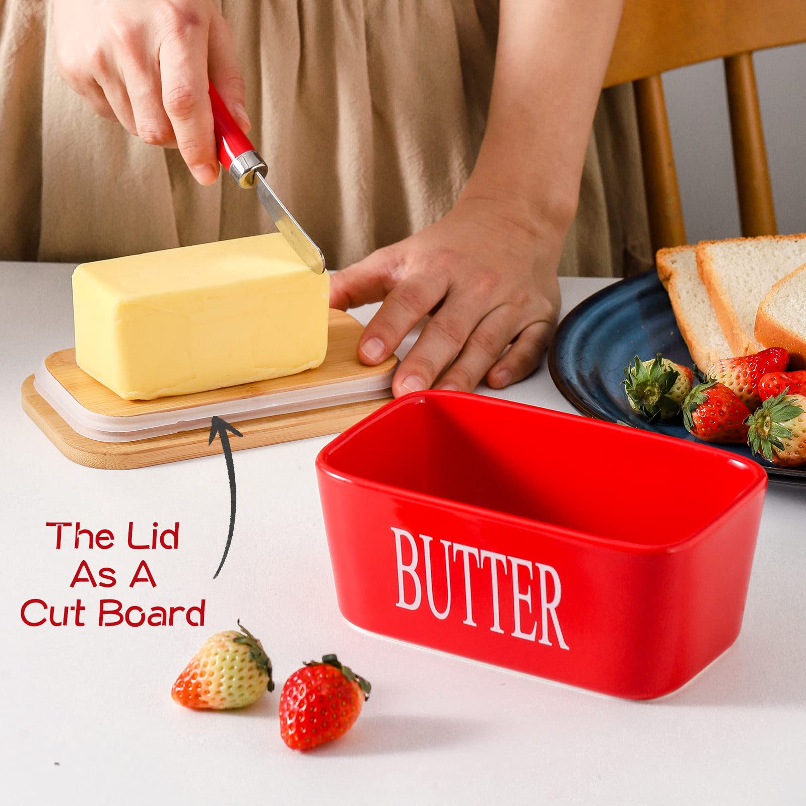 Hasense porcelain dish base is microwave-safe with lid requiring hand washing.