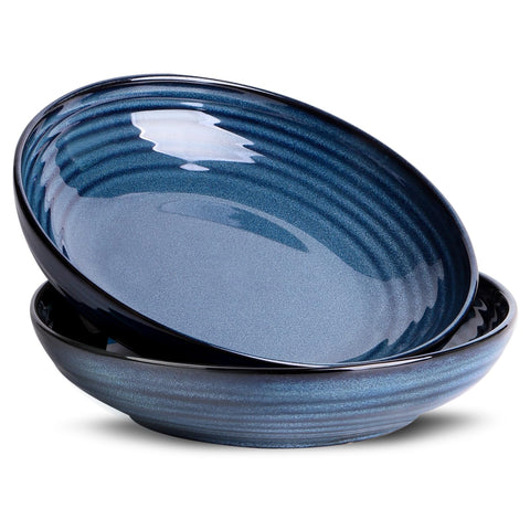 HASENSE pasta bowls 2-pack with 8.7-inch diameter for generous servings