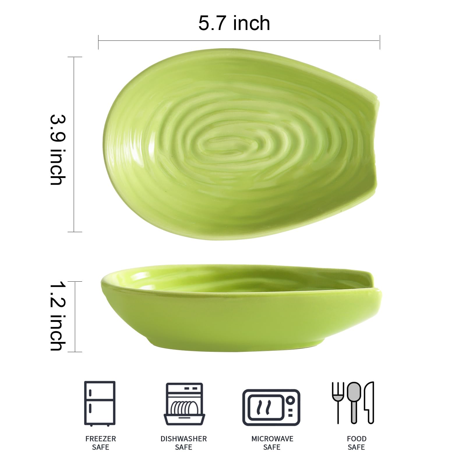 Hasense spoon holder counter protection helps prevent drips and mess while whisking