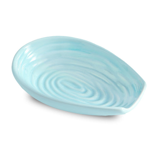 HASENSE spoon rest with spiral pattern keeps utensils off the counter.