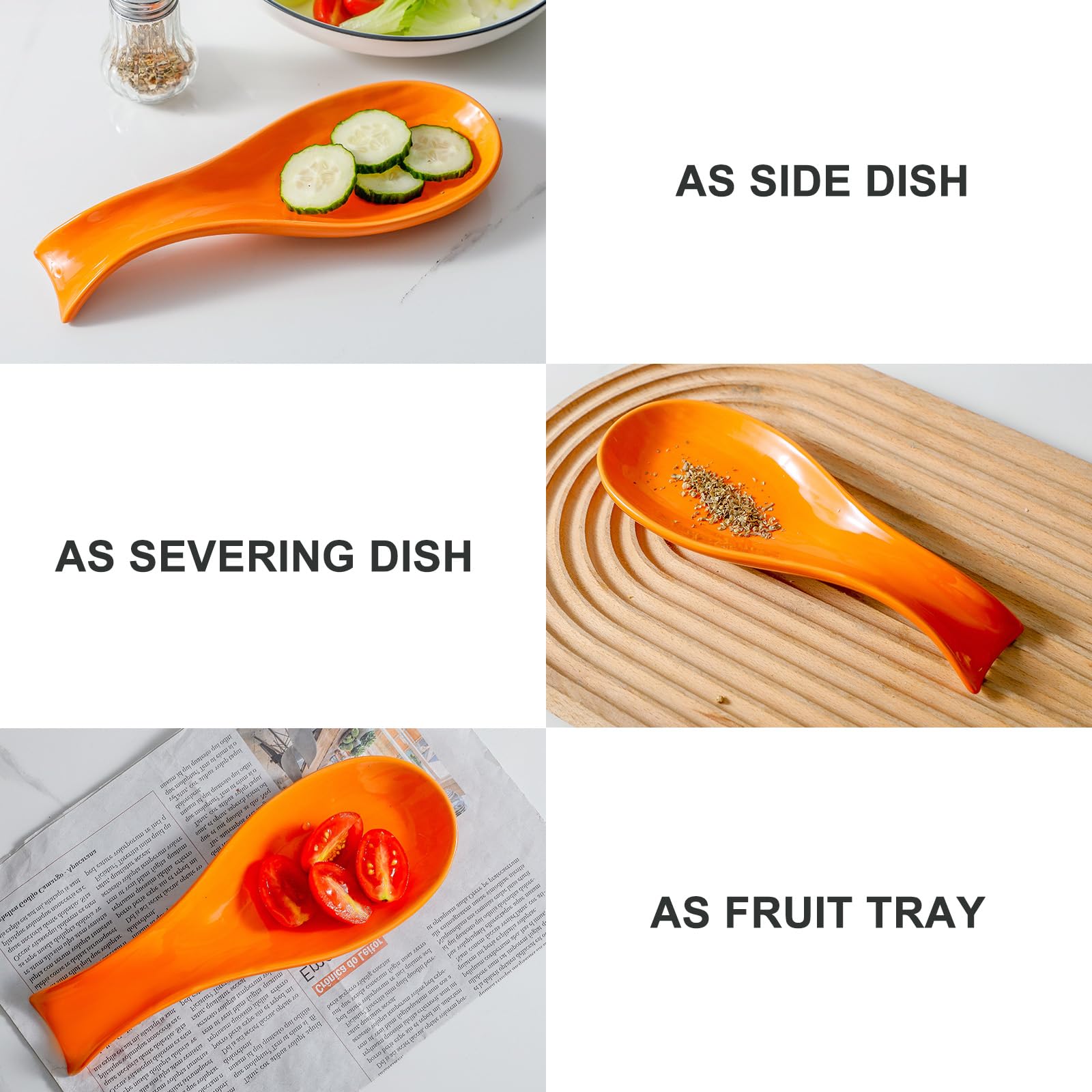 Hasense spoon rest stacks neatly for compact kitchen storage.