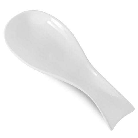 Hasense spoon rest on stove top catches drips, keeps counters neat.