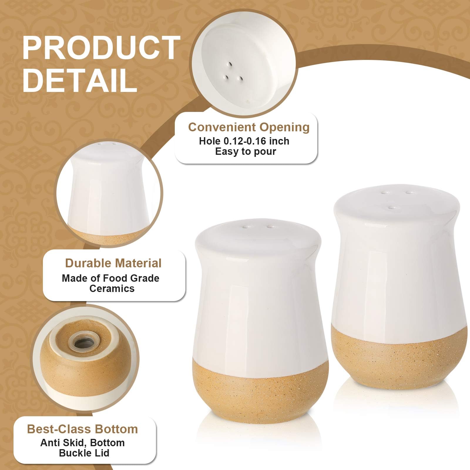 Hasense wide-opening refill design keeps refilling quick and tidy.