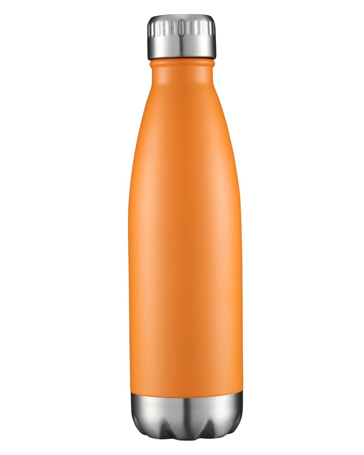 HASLE OUTFITTERS 17oz orange bottle front view, durable daily-use design