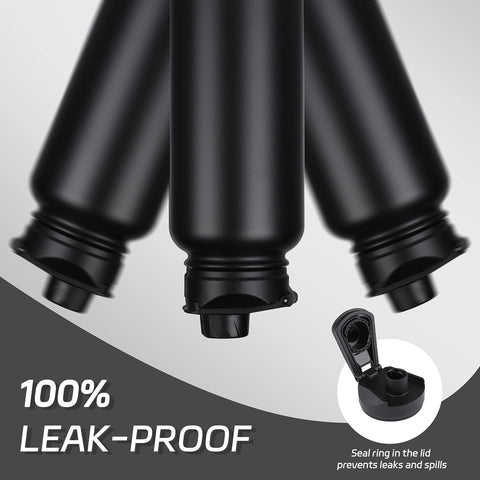 HASLE OUTFITTERS 32oz bottle ice filled, ready for cold beverages all day