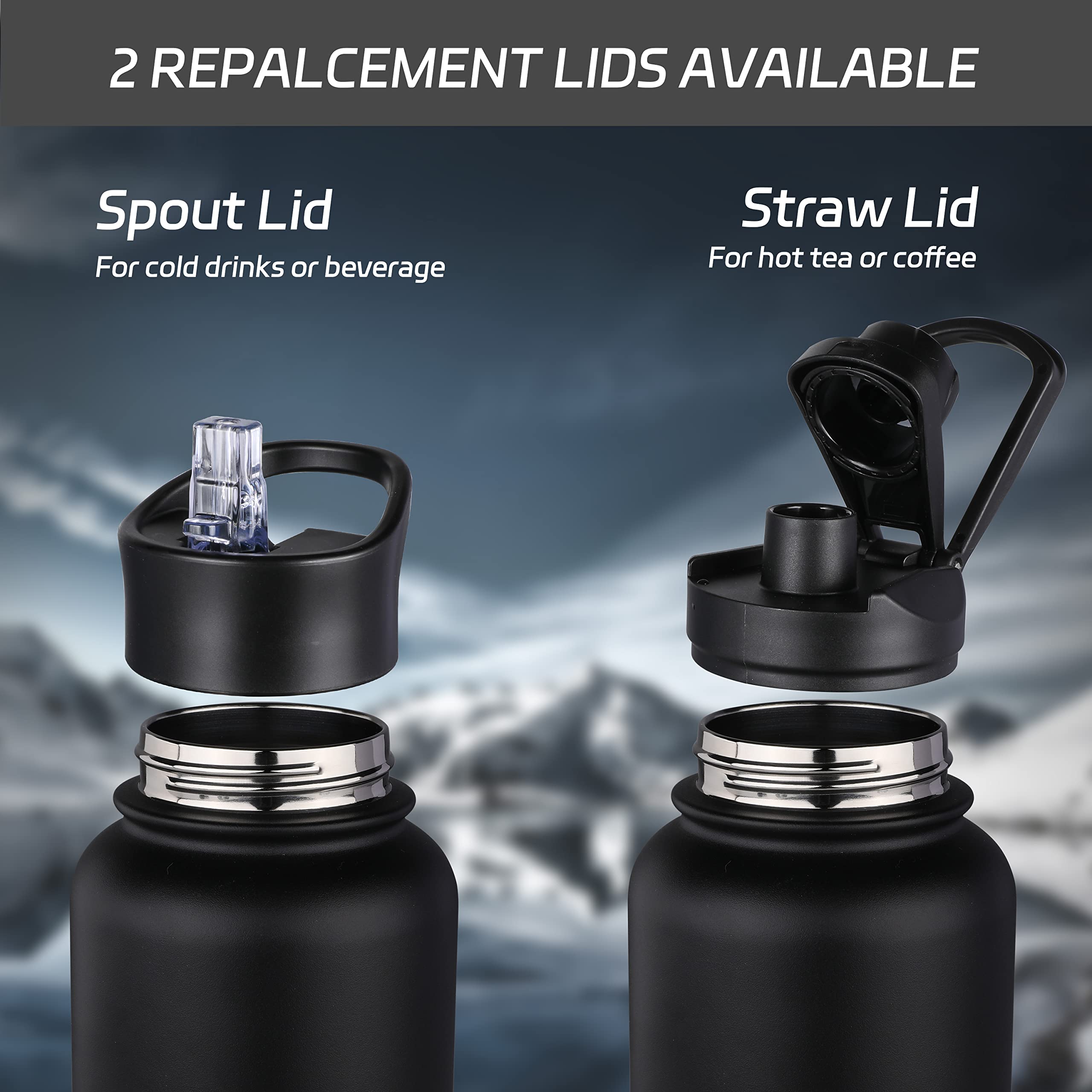 Hasle Outfitters insulated bottle shows anti-slip texture for secure grip during activity.