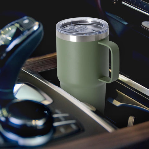 HASLE OUTFITTERS tapered design fits most car cup holders during commutes.