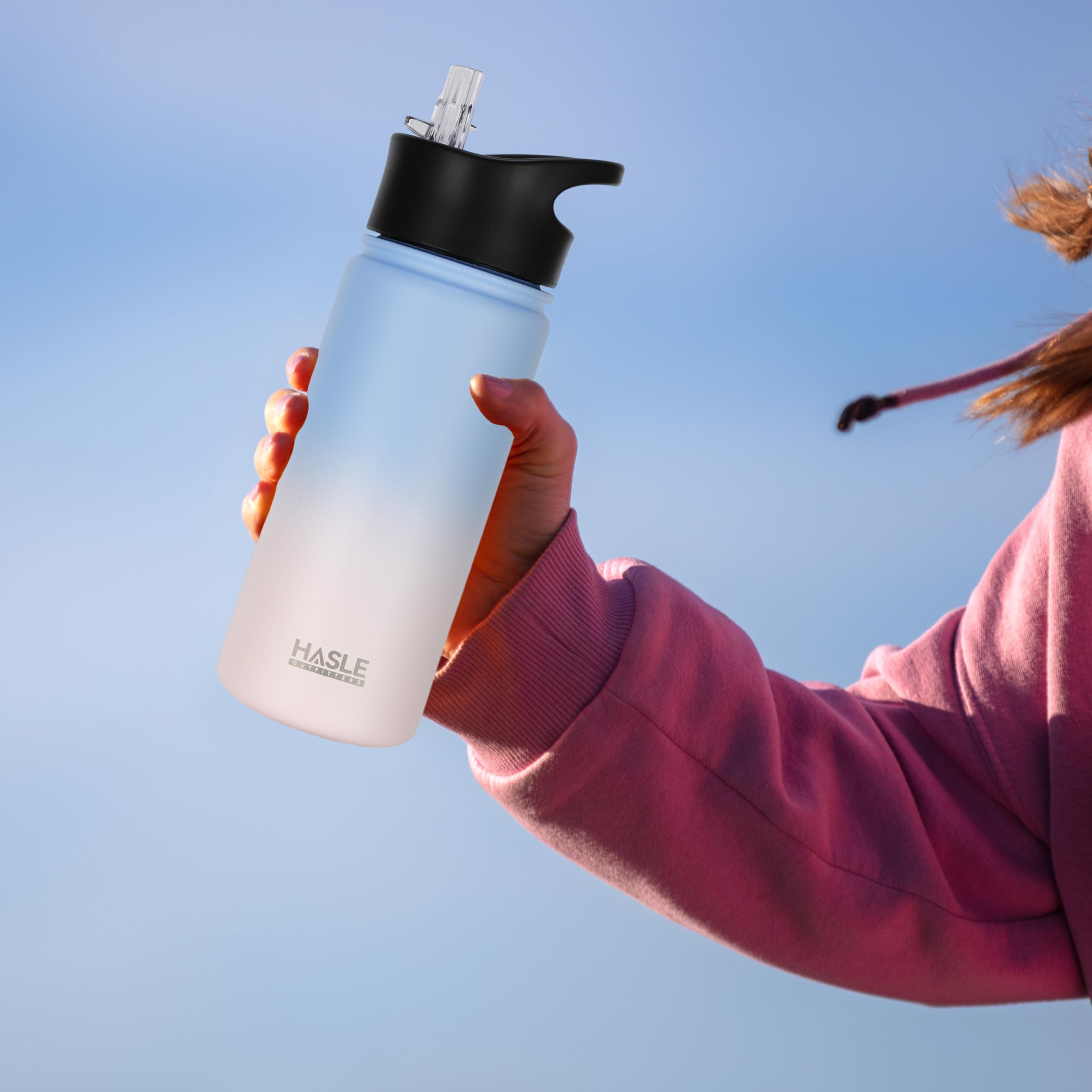 HASLE OUTFITTERS durable stainless steel bottle, simple cleaning and long-lasting use.