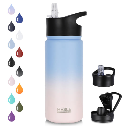 HASLE OUTFITTERS insulated kids bottle candy front view, ideal for school hydration.