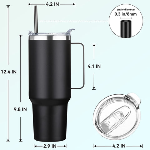HASLE OUTFITTERS slider lid and straw prevent leaks during travel.