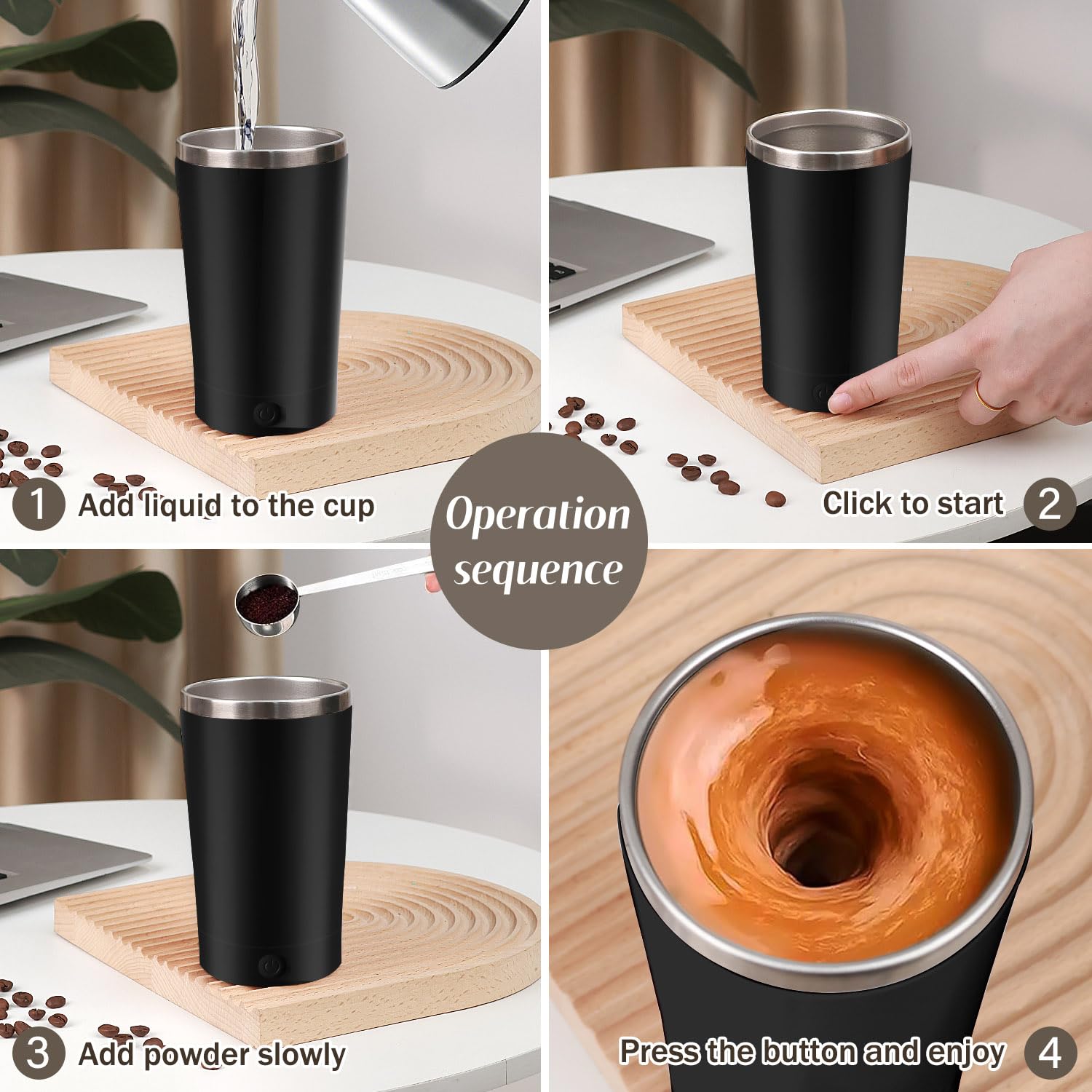 Hatisan 400ml capacity mug ready for daily coffee, milk, or cocoa