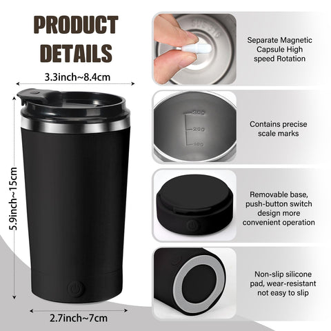 Hatisan non-slip silicone base keeps mug steady