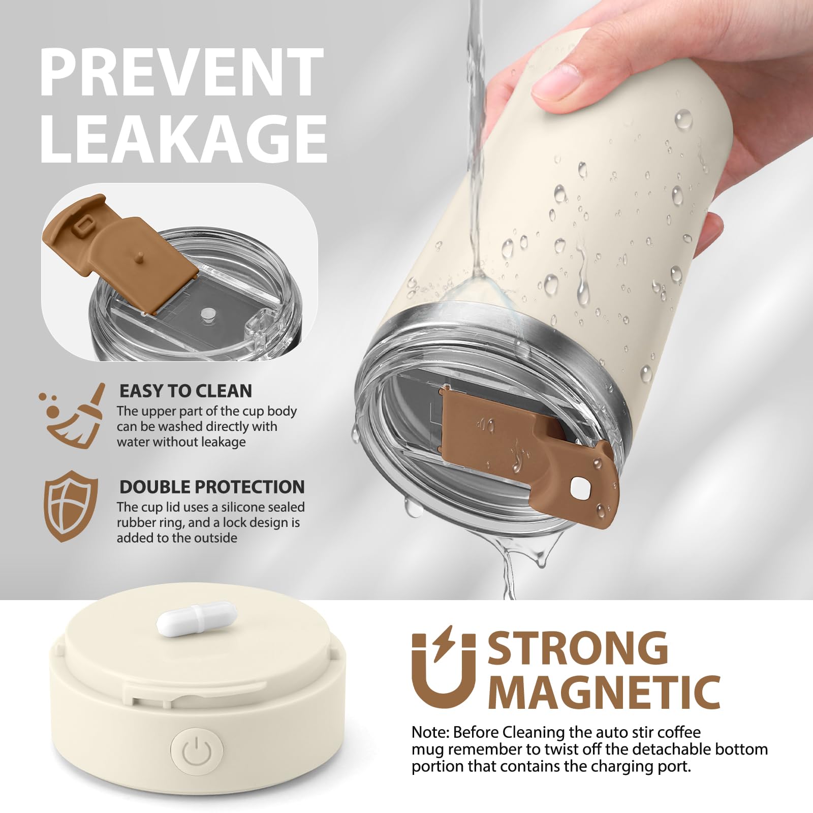 Hatisan stainless steel inner mug ensures durable heating and safe use