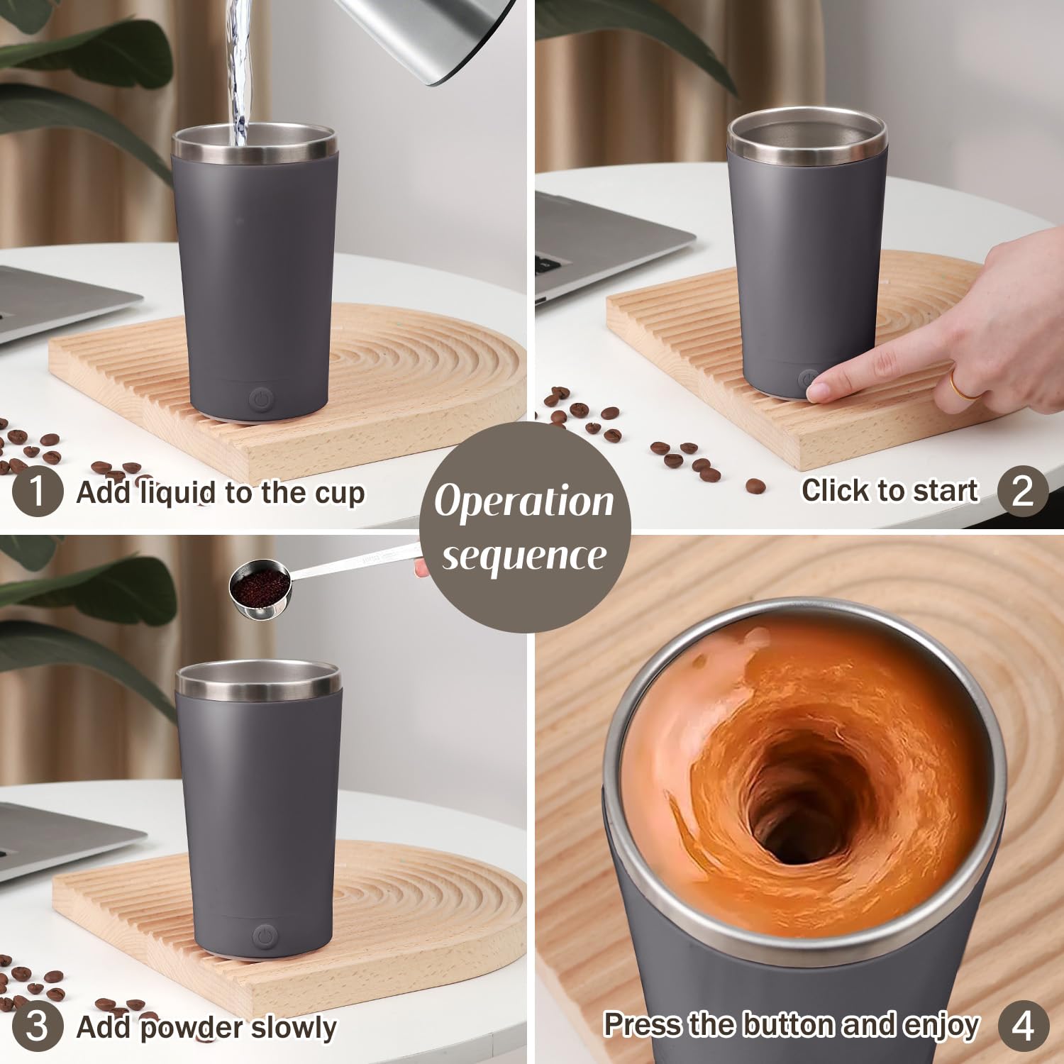Hatisan stainless steel inner liner for durable, easy cleaning.
