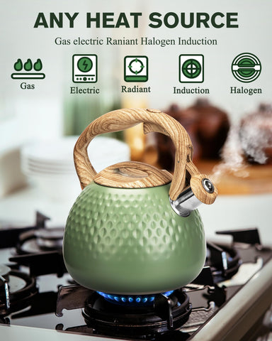 Hauce Radio whistle kettle, loud alert helps you monitor boiling