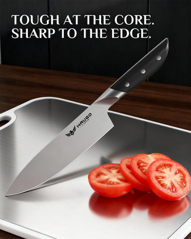 Haugo high-carbon German stainless steel blades for durability