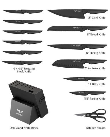 Panther Series knife block showcasing sleek design and organized knife storage