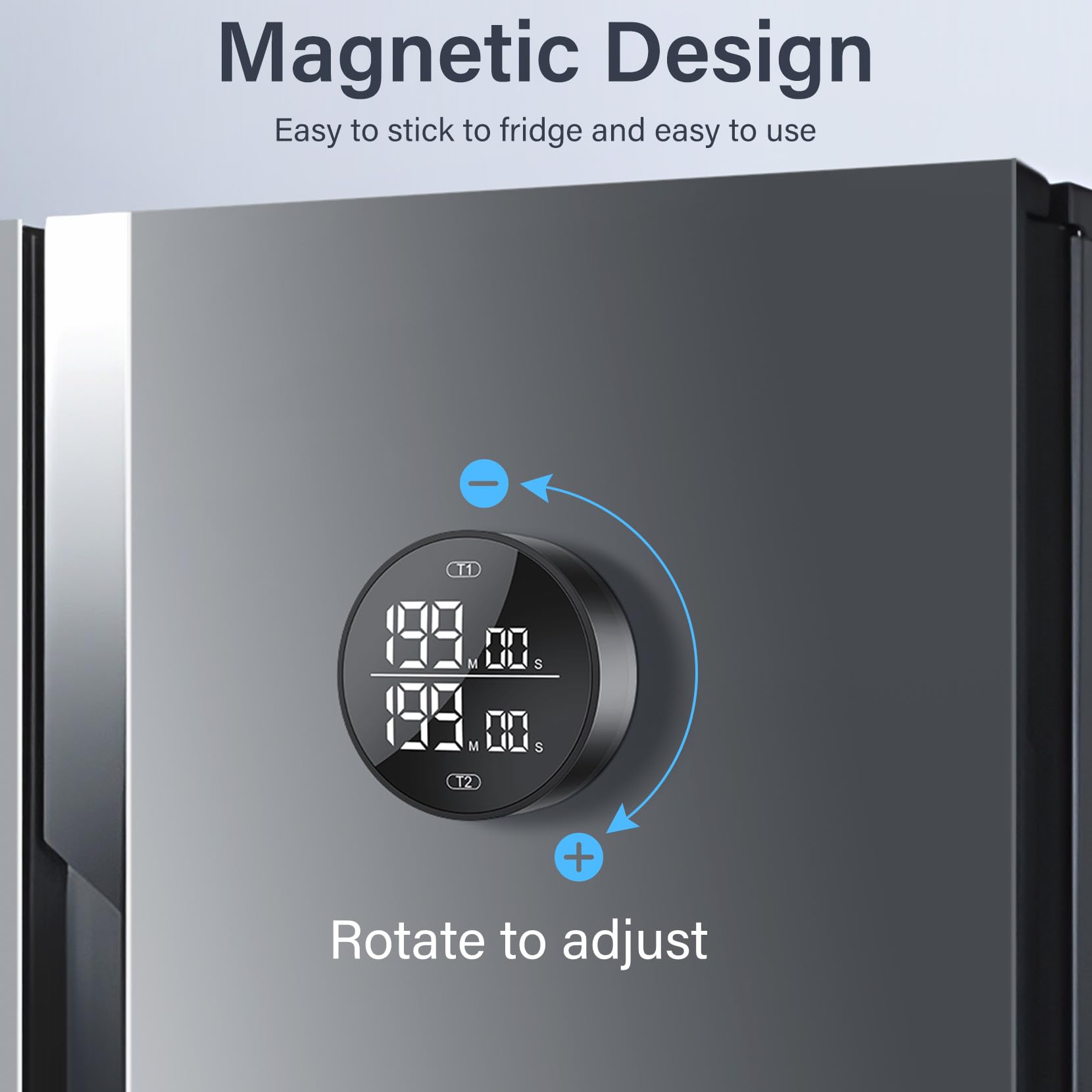 HAUKINIX timer with adjustable volume and brightness controls in use