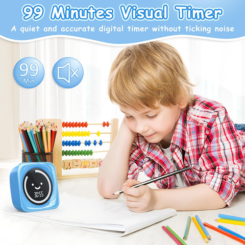 HAUKINIX Visual Timer backlit display supports reading in dim rooms.