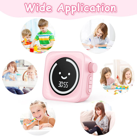 HAUKINIX Visual Timer for Kids compact and portable design.