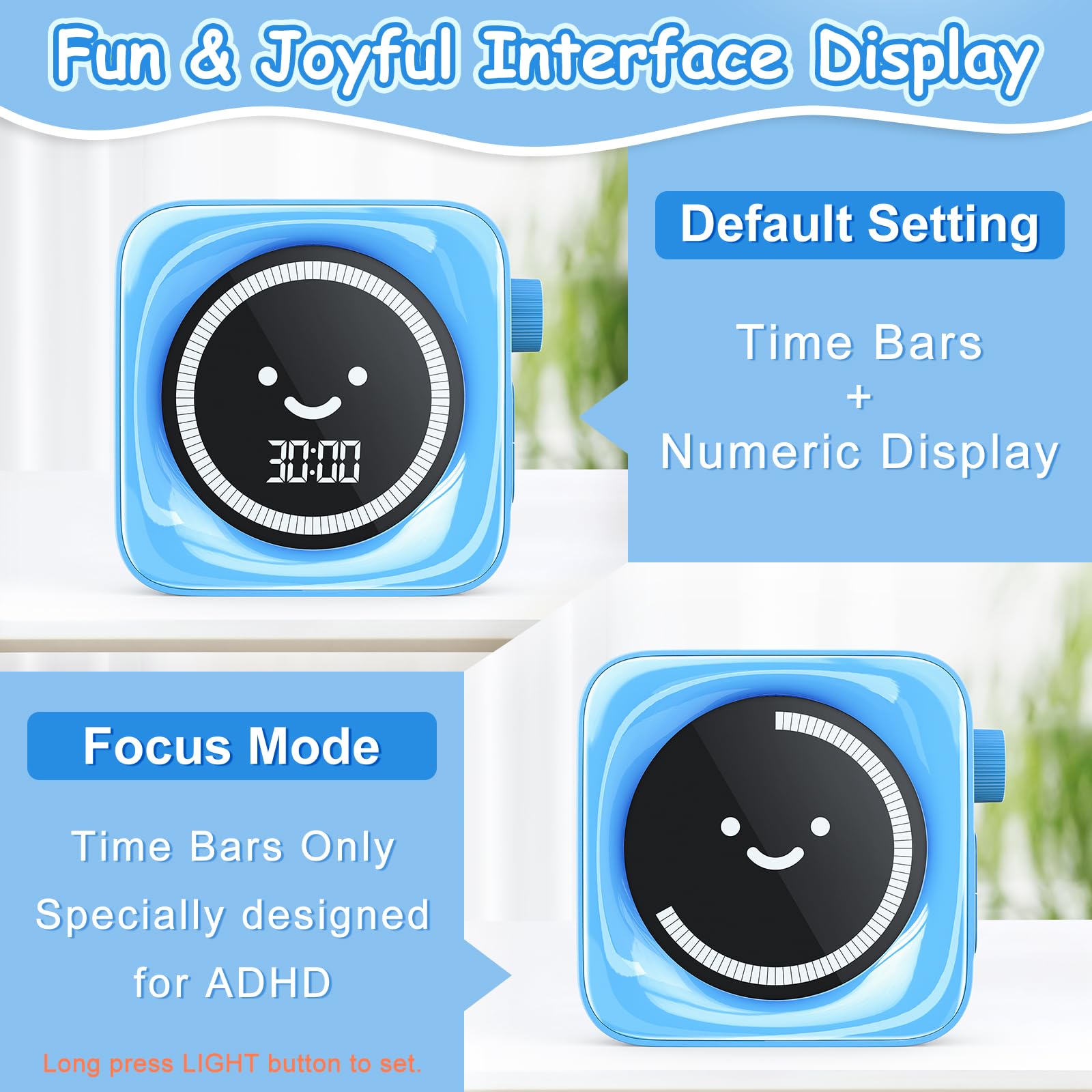 HAUKINIX 99-minute countdown timer fits classroom and homeschool schedules.