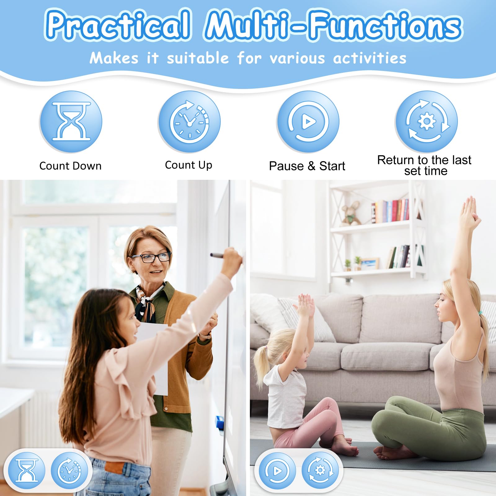HAUKINIX visual timer supports ADHD/autism-friendly routines and focus tips.