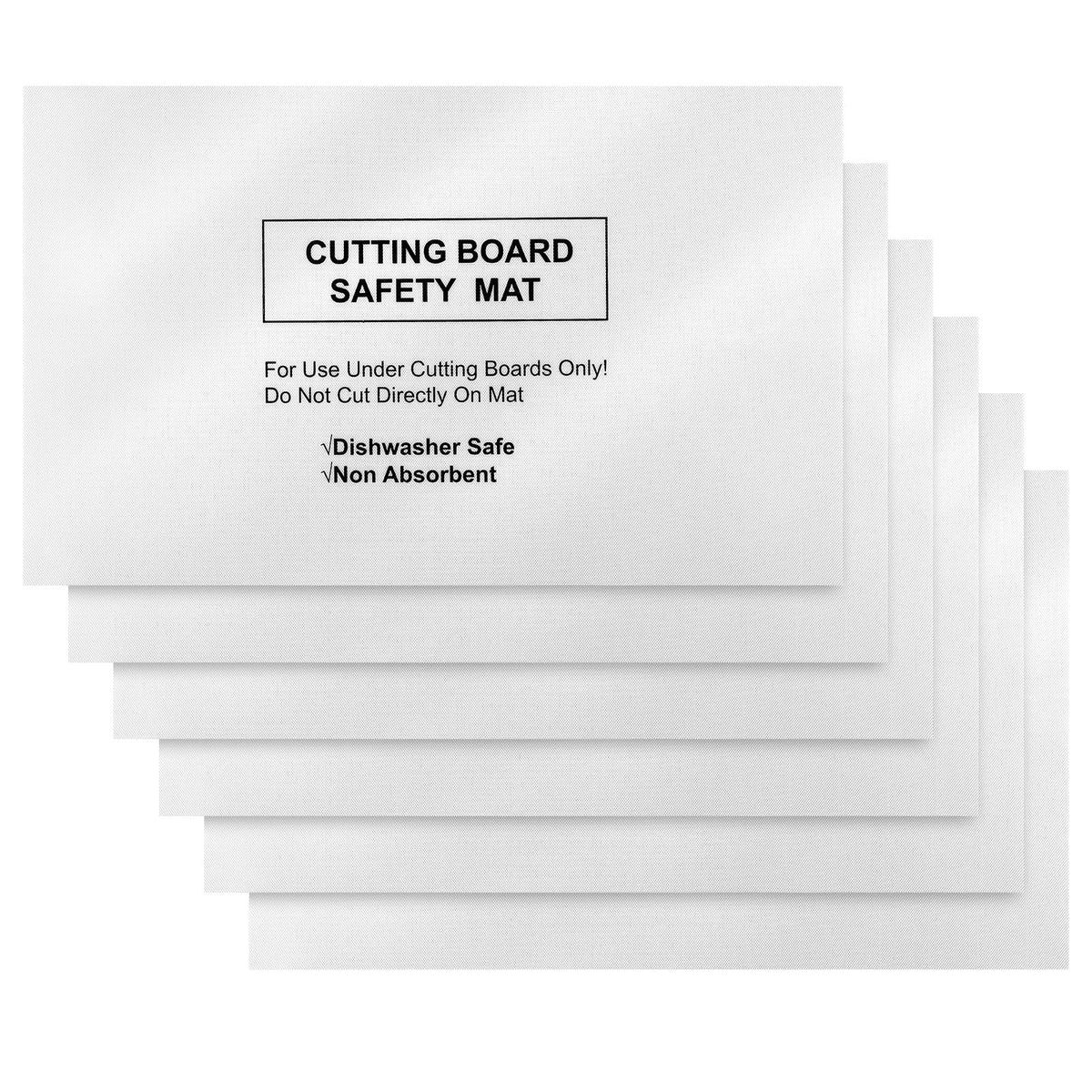 Haull 6-pack non-slip cutting board mats prevent slips during prep