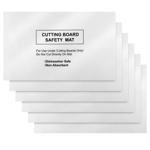 Haull 6-pack non-slip cutting board mats prevent slips during prep