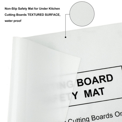 Haull non-absorbent mats stay dry and countertop-clean after prep