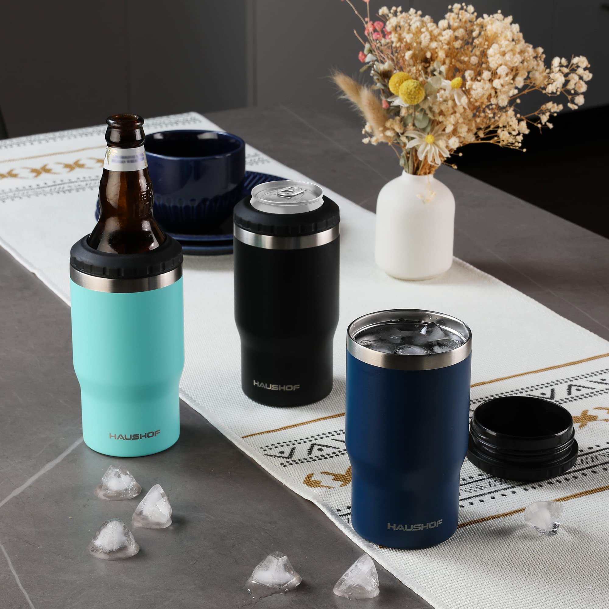 HAUSHOF 18/8 stainless steel shell highlights durability for daily use.