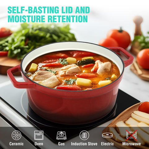 HAUSHOF 5.3QT, vibrant kitchen gift option for beginners and chefs.