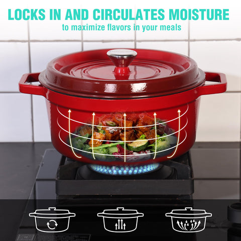 HAUSHOF cast iron pot, durable build for campfire and oven use.