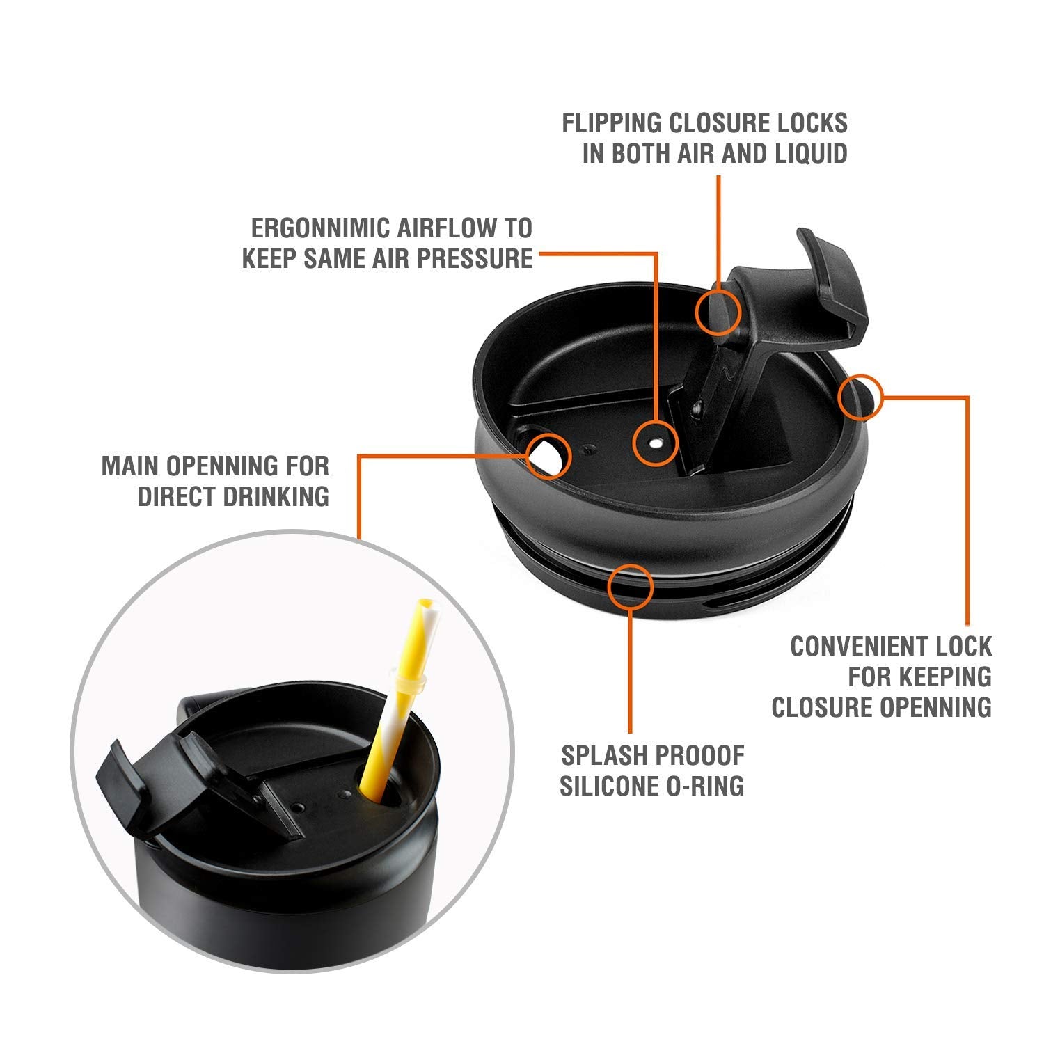 HAUSHOF double-wall insulation keeps beverages at temperature longer.