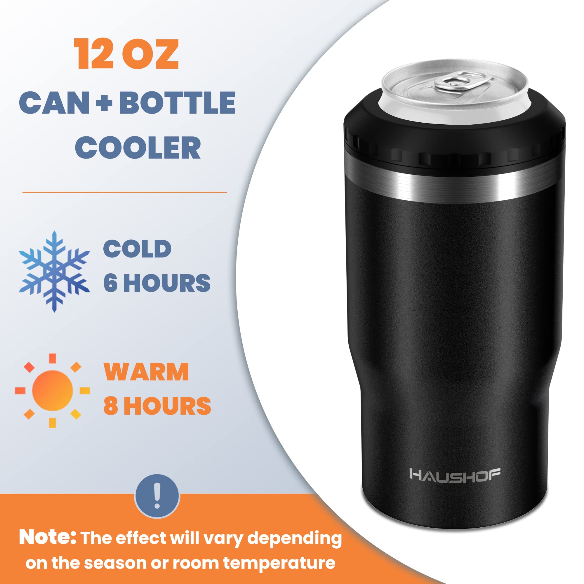 HAUSHOF gasket helps secure cans and bottles and prevents slips.