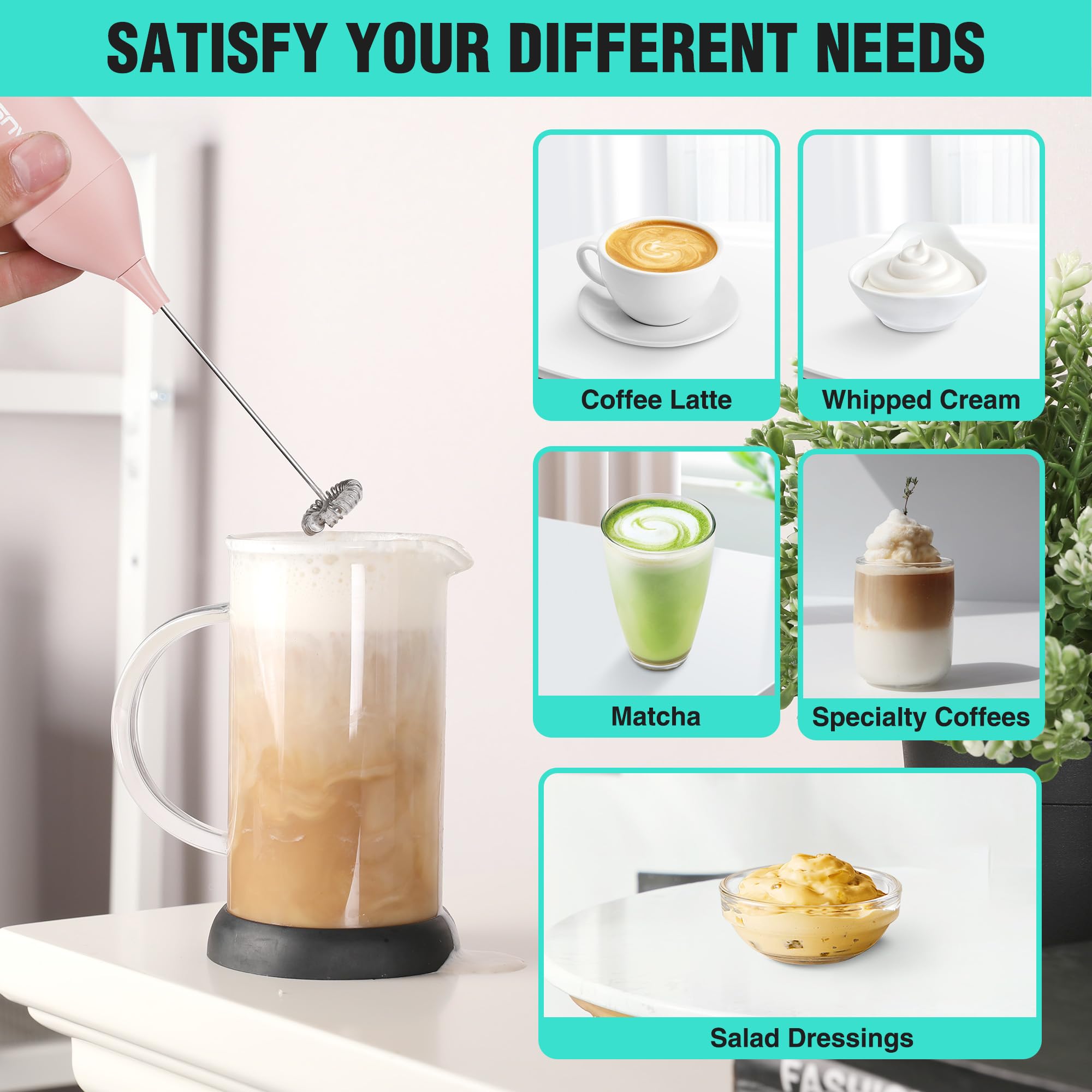 HAUSHOF home-use latte foam demonstration