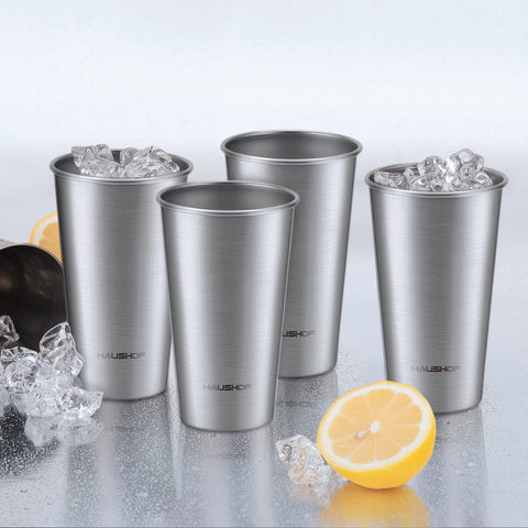 HAUSHOF Pint Cup easy-clean finish, suggesting dishwasher-safe usage and stain resistance.