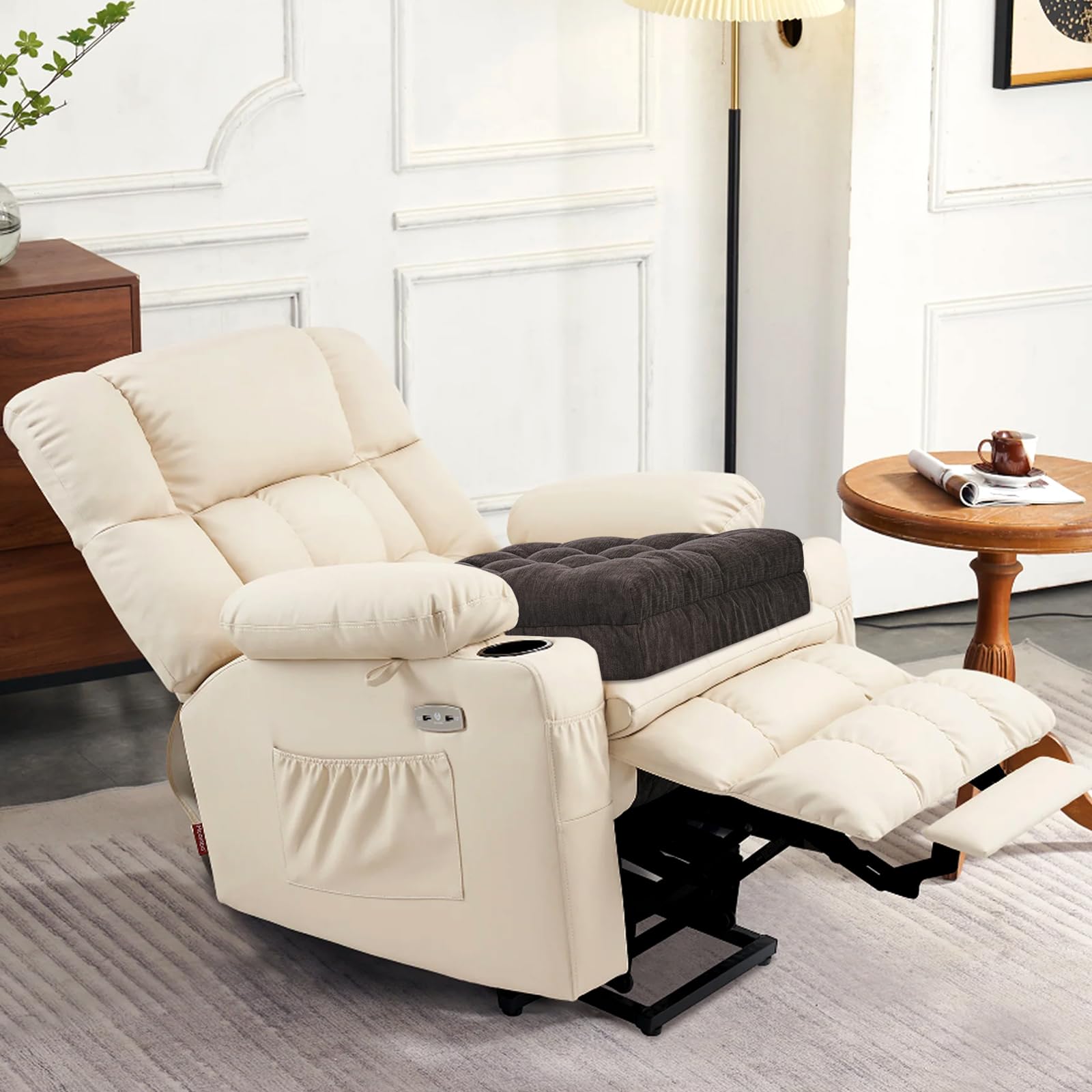 HAVARGO quick setup cushion with simple insert-and-zip application