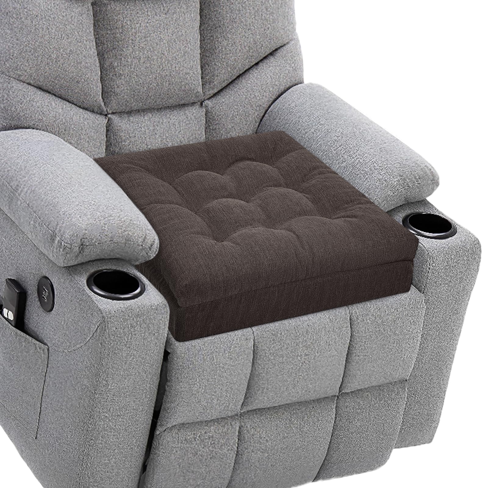 HAVARGO soft-foam top layer 20x20x4 adds comfortable cushioning for extended use