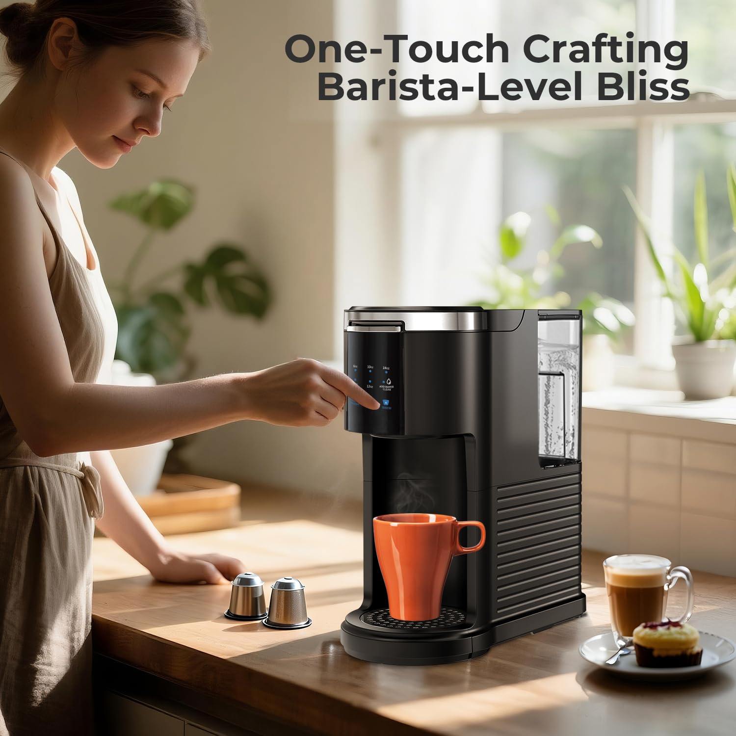 Havato removable drip tray simplifies cleaning and maintenance.