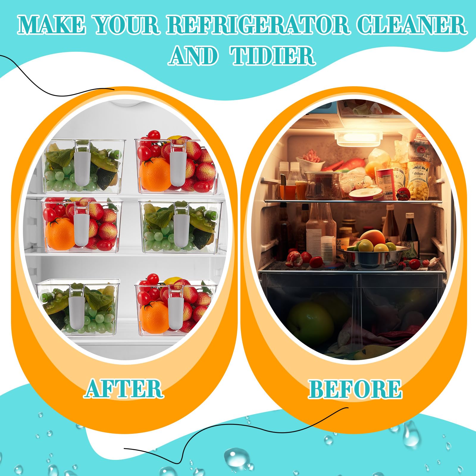 Havawish versatile storage bin for fruits, snacks, or ice.