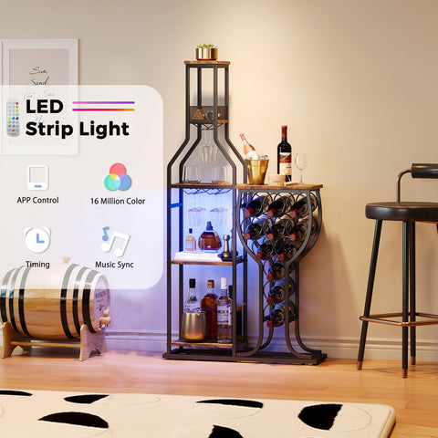 HavenlyYouth liquor cabinet glass holders keep stemware secure and ready for service.