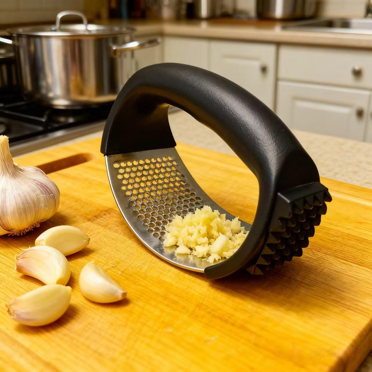 End spikes on HavenNest press provide pounding versatility for prep.