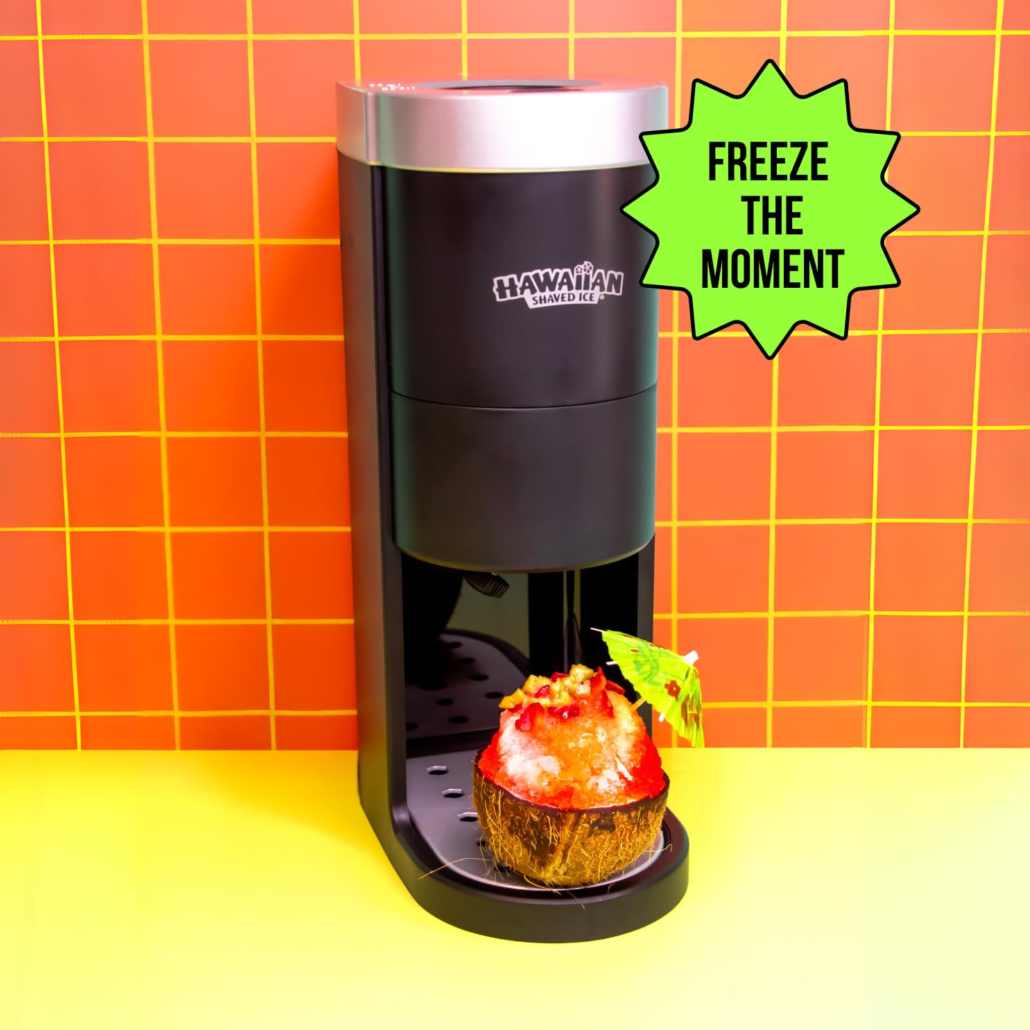 Six black pour spouts for precise syrup control