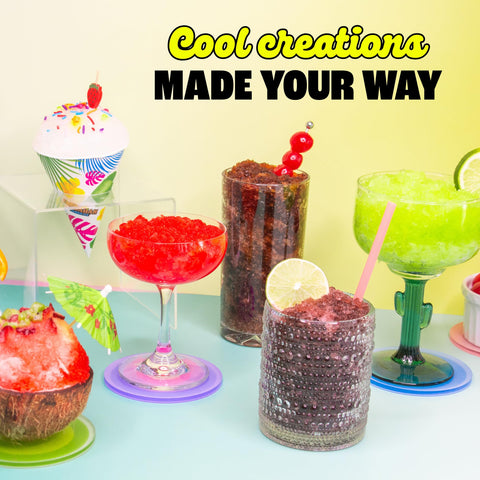 Hawaiian Shaved Ice Mini portable countertop design fits picnics and parks