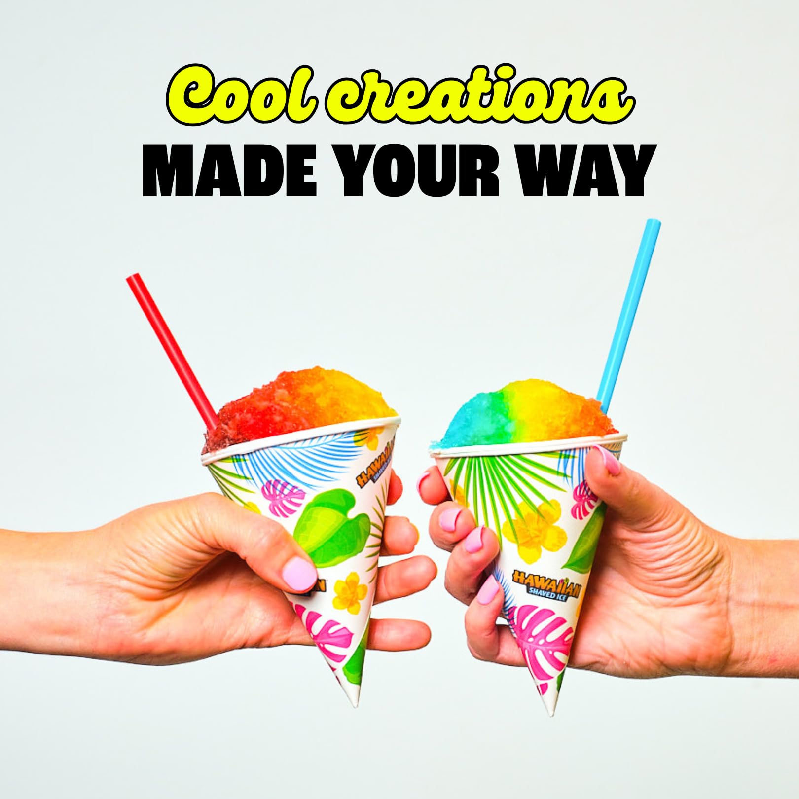 Hawaiian Shaved Ice S700 kitchen setup for easy storage