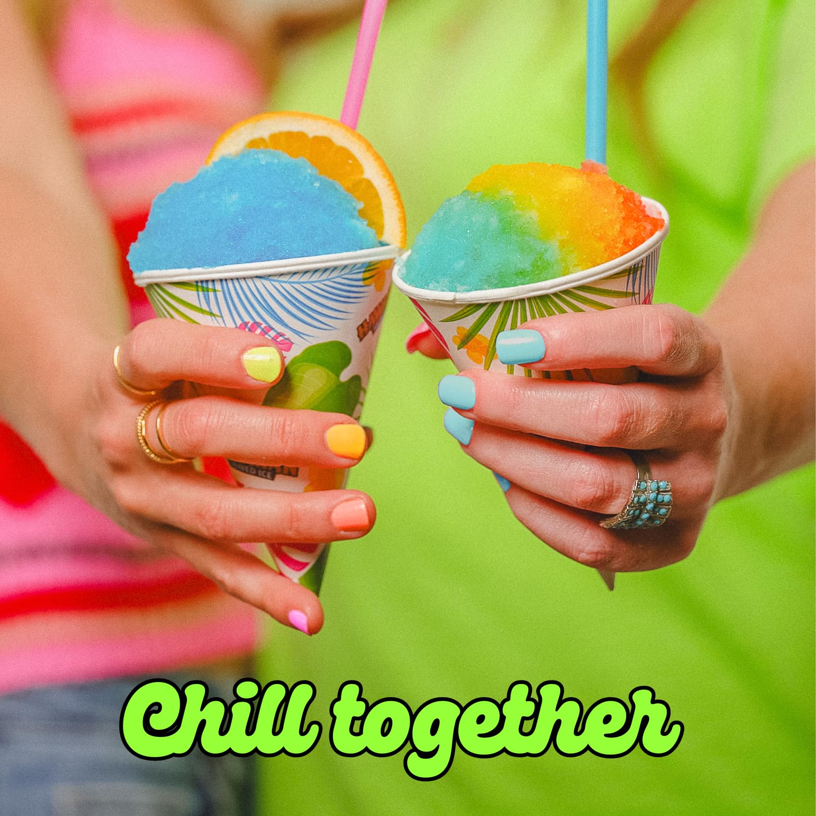 Hawaiian Shaved Ice S700 three-flavor range for fun beverages