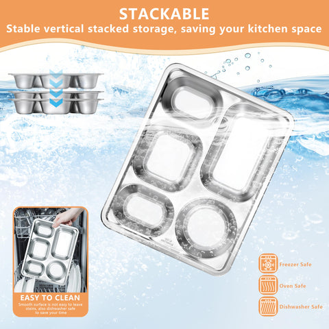 HaWare dishwasher-safe plate with smooth edges for safe cleaning.