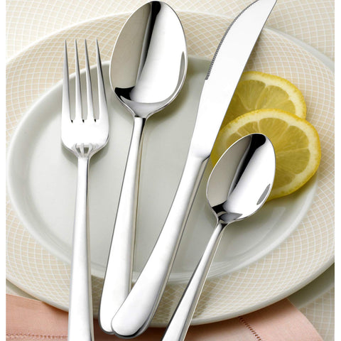 HaWare 40-piece set with ergonomic contoured handles for fatigue-free meals
