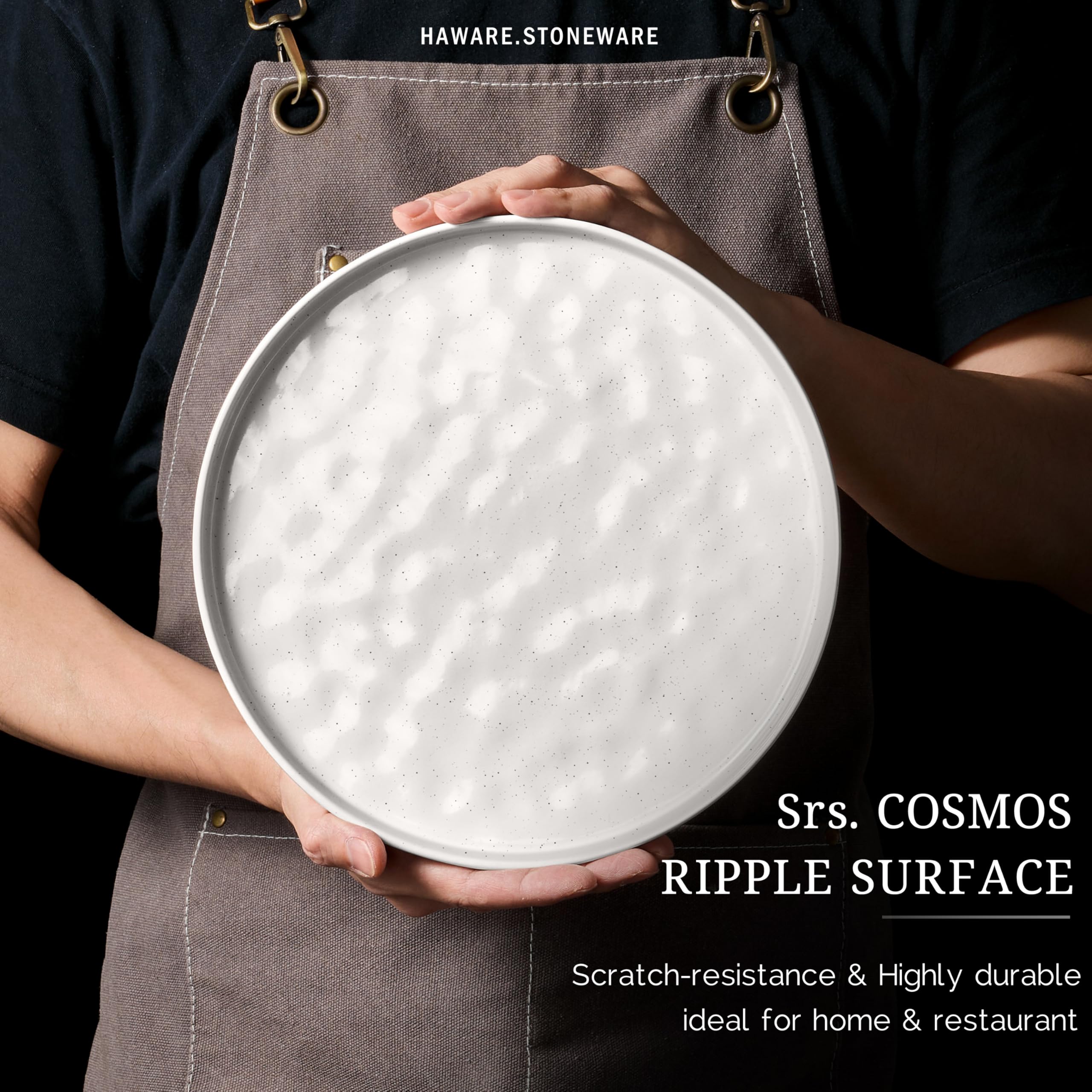 HaWare microwave and dishwasher safe for convenient cooking and quick cleanup.